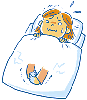 足が冷えて眠れないよ〜。/冷え性ドットコム